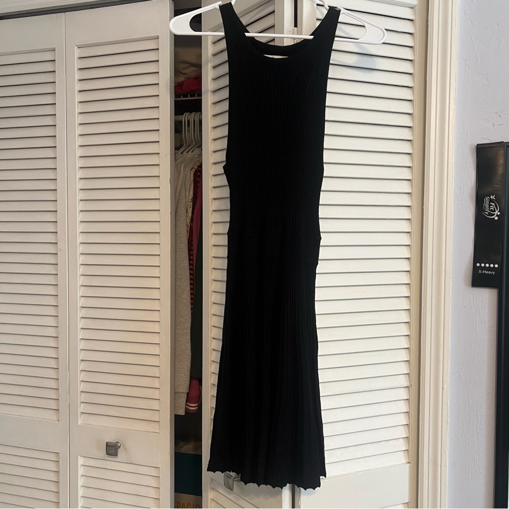 Abercrombie & Fitch Black Mini Sweater Dress